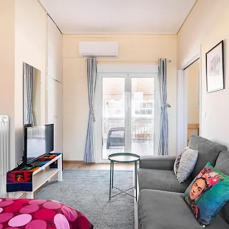 Apartment Top Floor At Petrolona With Big Balcony
