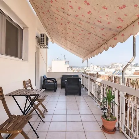Apartment Top Floor At Petrolona With Big Balcony *